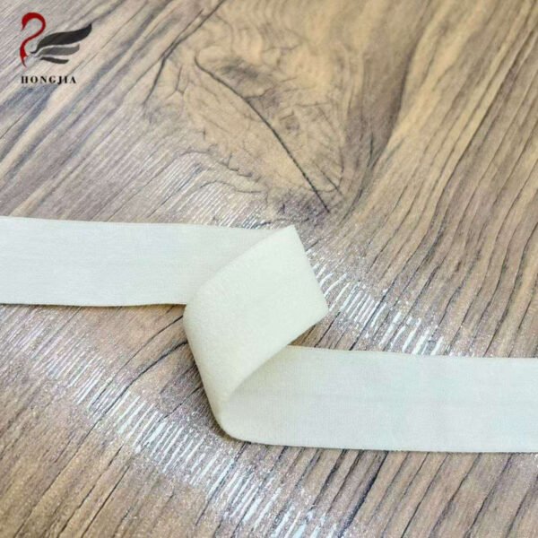 Wholesale Thin 25mm Folded Elastic Band Polyamide Elastic Binding Tape Fold Over Elastic for Garment