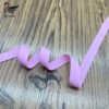 Wholesale Custom 12mm Soft Durable Polyamides FOE Elastic Binding Tape Nylon Fold Over Elastic for Lingerie Garment