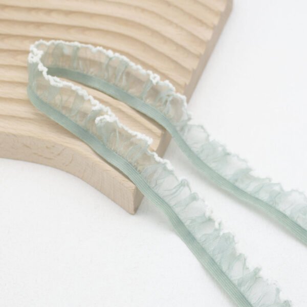 Customized 20 mm Lace Elastic Webbing Sewing Accessories Garment Elastic Band Lace Frontal