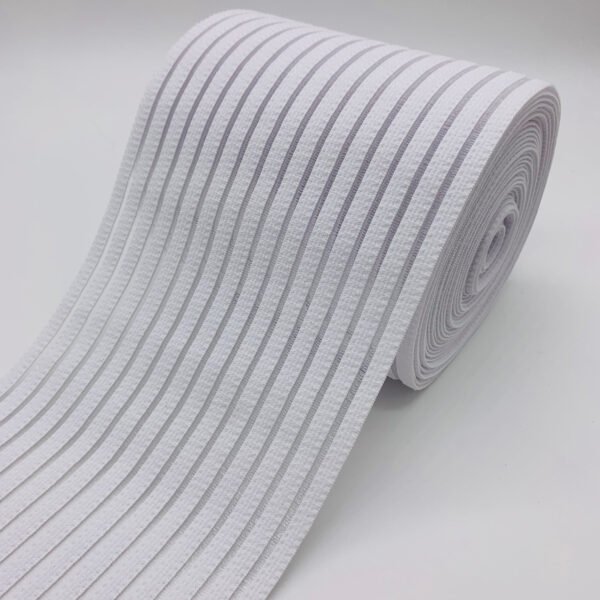 Breathable Customized Width Soft and Comfortable Knitted Fish Line Elastic Band for Sports Underwear
