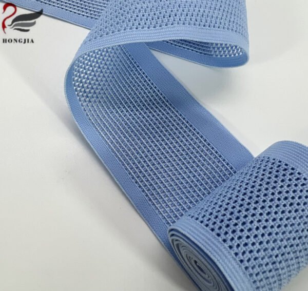 Main-04 High Quality Nylon Elastic Strap Hollow Mesh Webbing Garment Decoration Wide Elastic Bands for Clothing