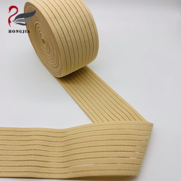 Custom Color Size 8cm Twill Fish Silk Mesh Elastic Webbing Postpartum Elastic Band for Abdominal Support