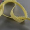 Custom 0.6cm Bra Elastic Band Picot Lace Trim Edge Elastic Webbing Nylon Bra Strap Elastic for Lingerie