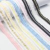 Excellent Quality Nylon Stretch Wooden Ear Lace Trims Ribbons Baby Shoes Garment Elastic Band for Sewing