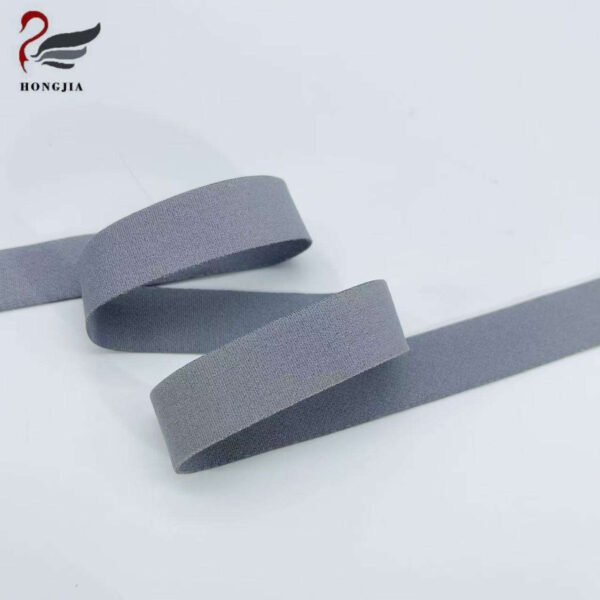 Factory Wholesale Multiple Color Soft Elastic Band Nylon Flat Webbing Strap Ant-slip Bra Shoulder Strap