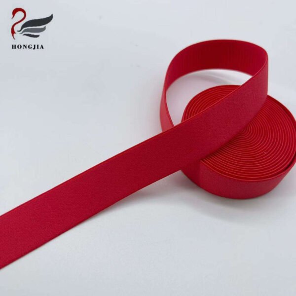Wholesale Soft Fluff Nylon Jacquard Elastic Band Waistband Elastic Webbing Anti-slip Bra Shoulder Strap