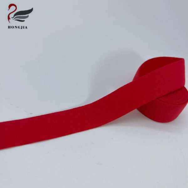 Main-05 Wholesale Customizable logo Printed Soft Nylon Elastic Band Neck Strap Bra Lingerie Tape Elastic Webbing
