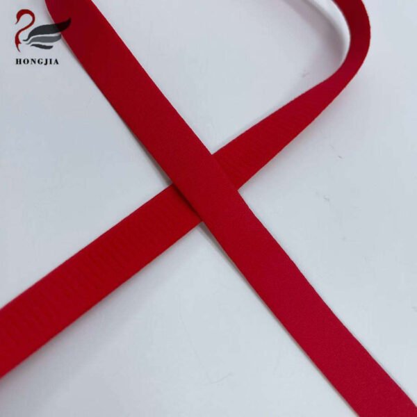 Wholesale Custom logo Nylon Jacquard Elastic Band Anti-slip Elastic Ribbing Band Bra Straps