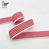 Factory Wholesale 25mm Colorful Striped Printing Elastic Band Bra Shoulder Strap Knitted Underwear Elastic Band