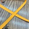 High Quality 12mm Yellow Soft Nylon Anti-slip Picot Edge Elastic Bra Strap Lace Elastic Trim Band for Bra