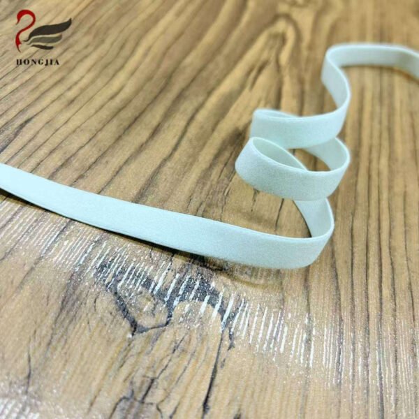 OEM ODM 10mm Soft Durable Underwear Bra Elastic Strap Band Polyamide Plush Elastic Band for Lingerie