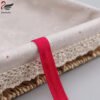 1.5cm Factory Direct Sales Folded Elastic Elastic Webbing Belt Nylon Elastic for Underwear