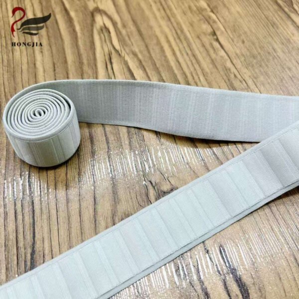 High Quality 30mm Width Soft Anti slip Bra Elastic Strap Polyamide Jacquard Elastic Band for Lingerie