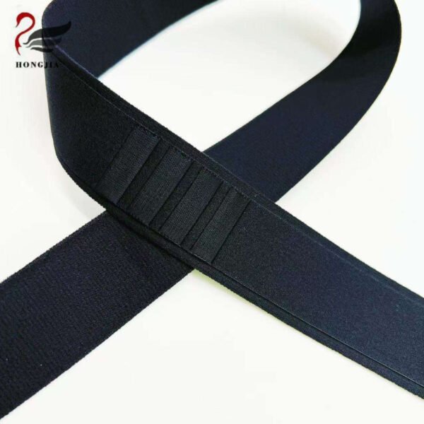 High Quality 30mm Soft Polyamide Jacquard Elastic Band Plush Anti-slip Elastic Bra Strap for Underwear
