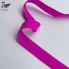High Quality Colorful Single Side Satin Ribbon Nylon Elastic Waistband Band Bias Binding Tape Fold Over Elastic