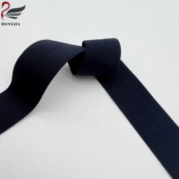Factory Direct Sales Nylon Folding Edge Tape Underwear Elastic Band Plush Fold Over Elastic Band