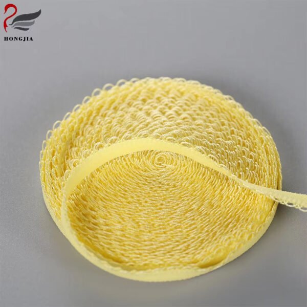 High Quality Nylon Picot Lace Elastic Trim Underwear Elastic Band Non slip Bra Elastic Strap for Lingerie