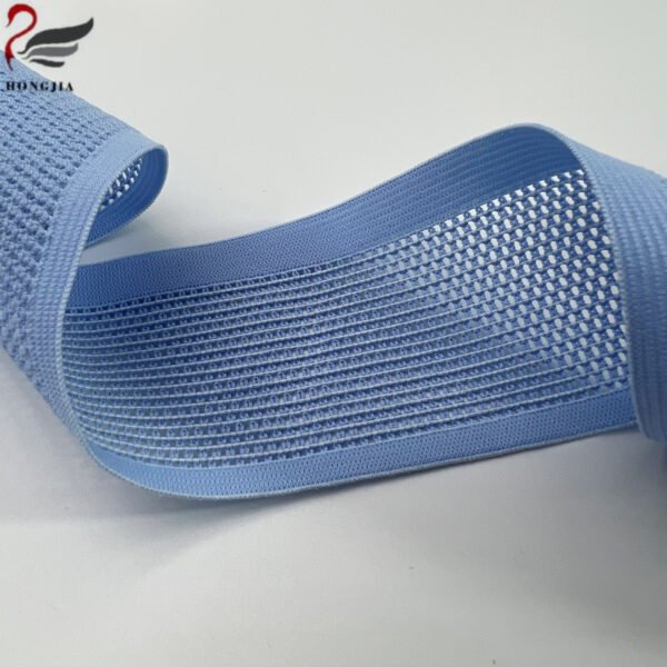 Main-05 High Quality Nylon Elastic Strap Hollow Mesh Webbing Garment Decoration Wide Elastic Bands for Clothing