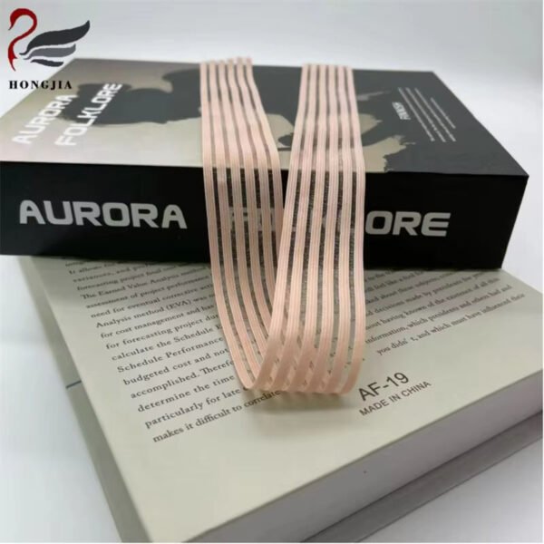 Main-05 Wholesale Breathable Knitted Fish Silk Hollow Elastic Waistband Elastic Rubber Bands Nylon Bra Elastic Strap for Underwear