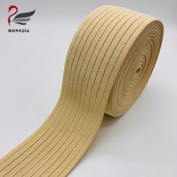 Custom Color Size 8cm Twill Fish Silk Mesh Elastic Webbing Postpartum Elastic Band for Abdominal Support