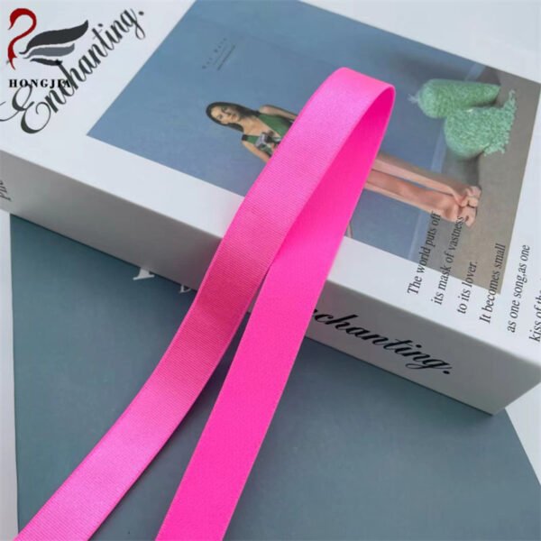 Hongjia Shiny Silk Underwear Bra Webbing Elastic Band