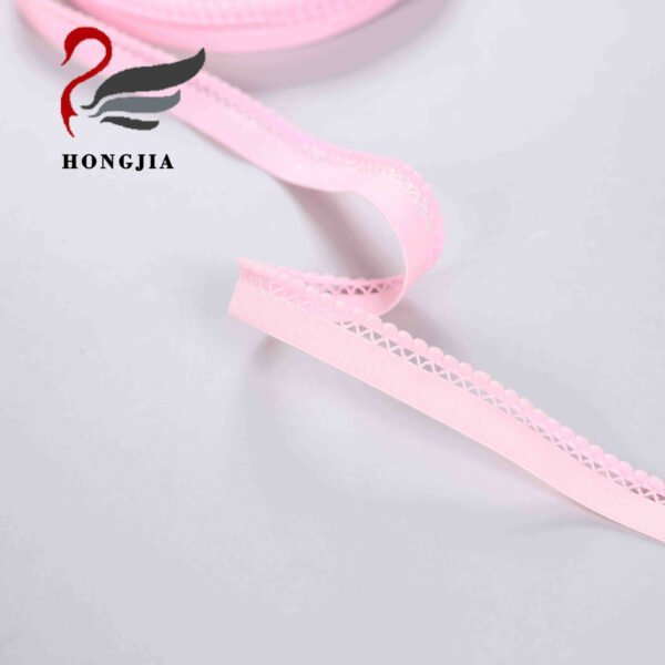 High Quality Fashion Mesh Elastic Waistband Reflective Bias Binding Tape for Bra Waist