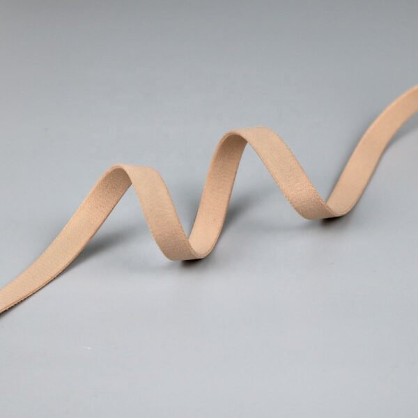 Main-05 High Quality 10Mm 12Mm 15Mm Plush Anti slip Underwear Elastic Band Nylon Bra Strap Elastic for Lingerie