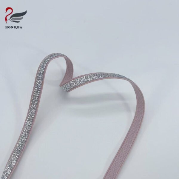 Factory Wholesale Multi-color Shiny Nylon Anti-slip Lingerie Shoulder Straps Soft Elastic Bra Straps