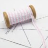 Excellent Quality Nylon Stretch Wooden Ear Lace Trims Ribbons Baby Shoes Garment Elastic Band for Sewing