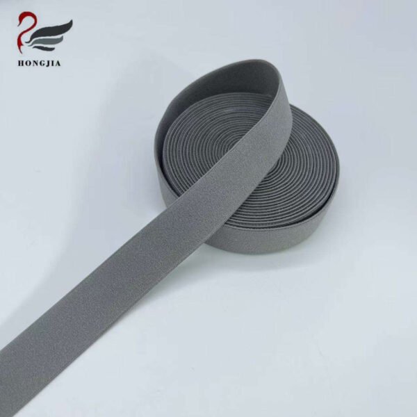 Wholesale Custom Soft Nylon Elastic Band Waistband Anti-slip Lingerie Tape Elastic Webbing Strap
