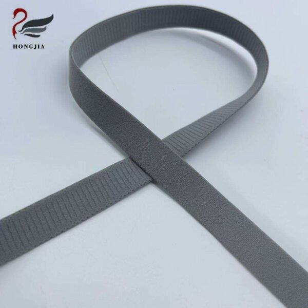 Wholesale Custom logo Nylon Jacquard Elastic Band Anti-slip Elastic Ribbing Band Bra Straps
