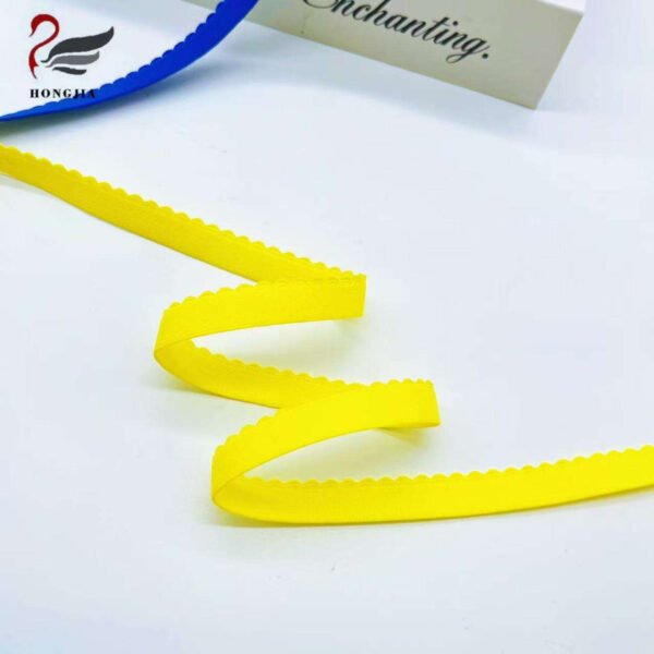 Factory Supply Nylon Picot Bra Elastic Band Underwear Shoulder Strap Plush Soft Bra Elastic Strap