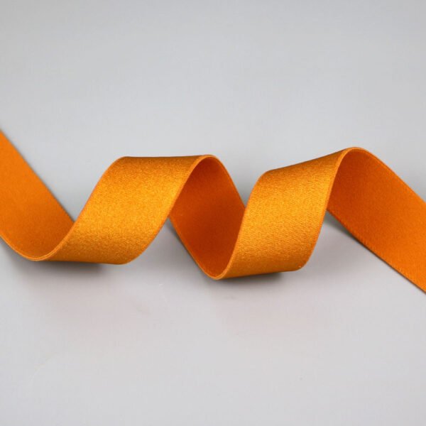 High Quality Orange 25Mm Width Nylon Elastic Band Comfortable Soft Lingerie Shoulder Tape Elastic Strap for Bra