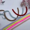 High Quality Colorful Soft Nylon Underwire Channeling Wire Casing Steel Bone Non-elastic Bra Wire Casing