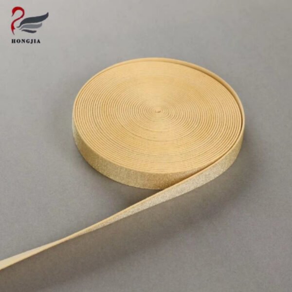 High Quality Jacquard Elastic Underwear Shoulder Strap Nylon Elastic Band Anti-slip Shiny Bra Elastic Strap