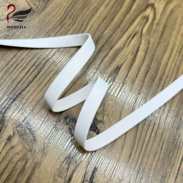 Main-06 High Quality 10mm Double-sided Plush Bra Elastic Band Elastic Underwear Shoulder Strap Non-slip Bra Elastic Strap