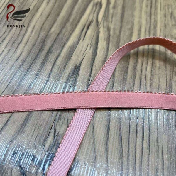 Wholesale 12cm Soft Plush Bra Elastic Band Non-slip Underwear Shoulder Strap Woven Picot Edge Elastic Bra Strap