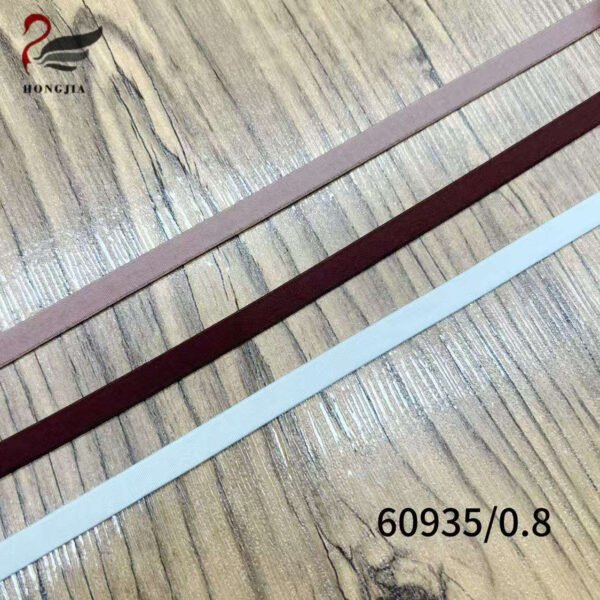 High Quality 6mm 8mm Width Soft Polyamide Underwear Elastic Band Shoulder Strap Bra Elastic Strap