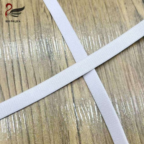 Custom Color 10mm Shiny Glossy Bra Elastic Strap Polyamide Anti slip Bra Elastic Shoulder Strap Band for Bras