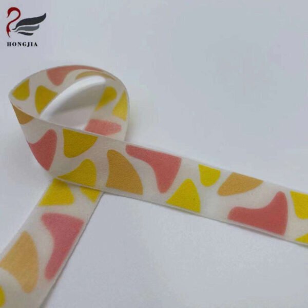 Production of Ethnic Woven Polyester Printed Elastic Bands Wholesale Printed Elastic Bands