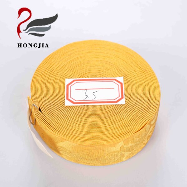 Customized Printed Colorful Polyester Webbing Knitted Jacquard Elastic Band for Bra/underwear