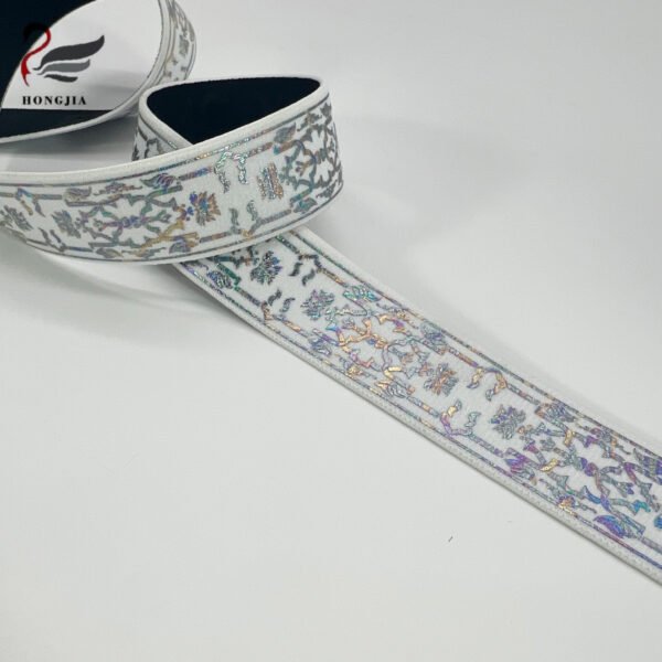 Computer Jacquard Elastic Band High Flexibility Fancy Fashion Printing Band