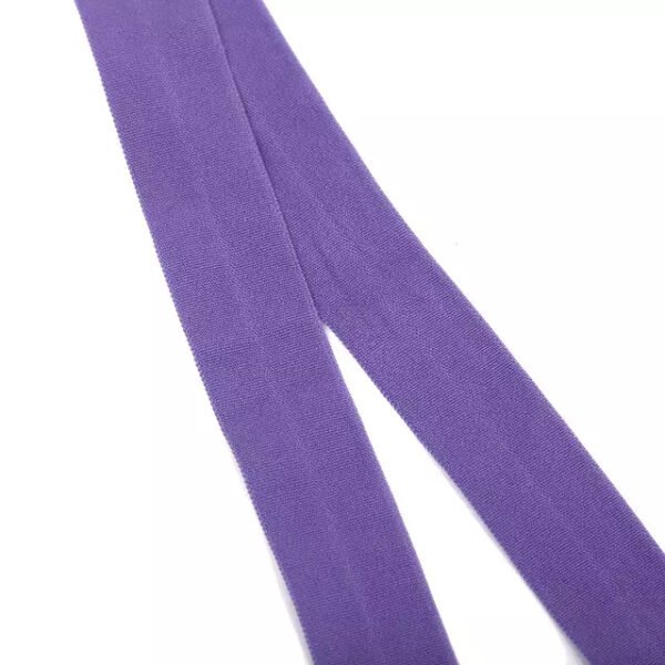 Main-06 Factory Direct Sales 20mm Colorful Folded Underwear Elastic Band Nylon Fold Over Elastic for Garment