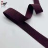 High Quality Colorful Single Side Satin Ribbon Nylon Elastic Waistband Band Bias Binding Tape Fold Over Elastic