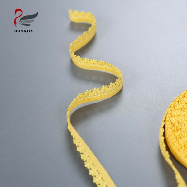 Wholesale Nylon Picot Elastic Band Underwear Elastic Lace Trim Anti-slip Bra Strap Elastic for Lingerie