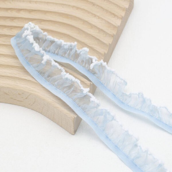 Customized 20 mm Lace Elastic Webbing Sewing Accessories Garment Elastic Band Lace Frontal