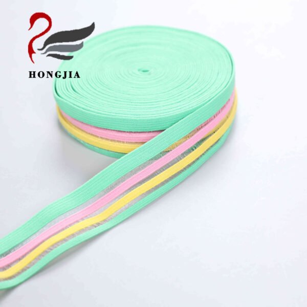 Eco-friendly Design Custom Your Own GYM Binding Tape Elastic Band for Pants and Sportswear
