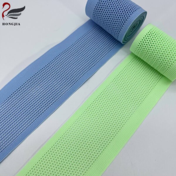 Main-06 High Quality Nylon Elastic Strap Hollow Mesh Webbing Garment Decoration Wide Elastic Bands for Clothing