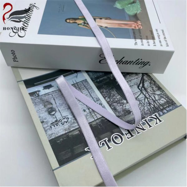 Factory Direct Sales Shiny Elastic Band Colorful Nylon Anti-slip Underwear Elastic Webbing Bra Strap Elastic