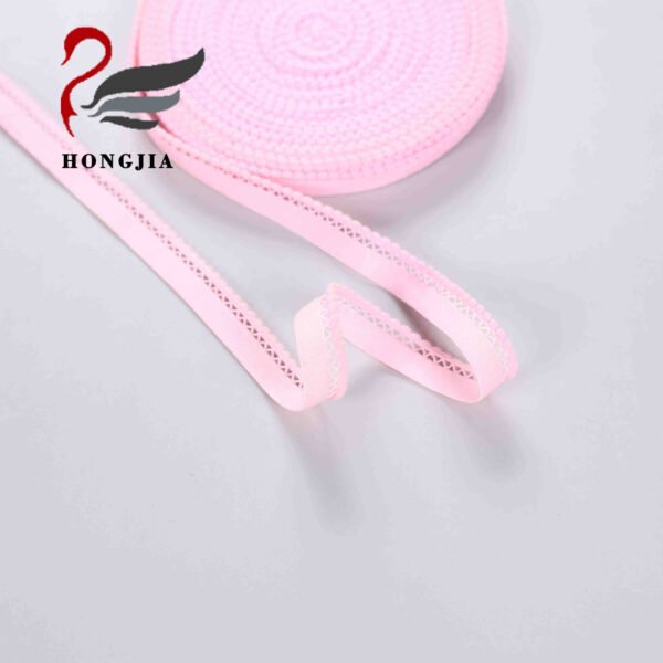 High Quality Fashion Mesh Elastic Waistband Reflective Bias Binding Tape for Bra Waist